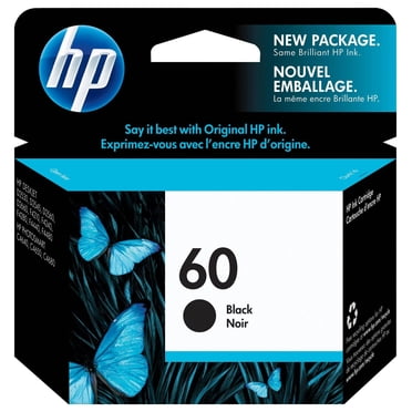 HP 60 Black Original Ink Cartridge (CC640WN)