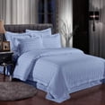 thumbnail image 3 of 1100 Thread Count 4 Piece Quality Sheet Set 18 Inch DeepPocket 100% Egyptian Cotton Stripe Pattern, 3 of 3