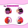 thumbnail image 5 of Garosa Micro Mini Microbead Back Cushion Roll Throw Pillow Travel Home Sleep Neck Support Comfortable, 5 of 5