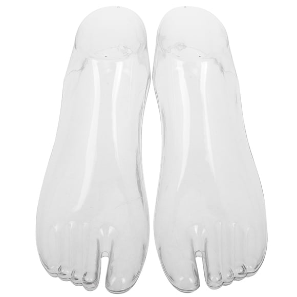 KAKOWELY feet 1 Pair Realistic Female Plastic Foot Mannequin Display Stand for Socks Anklets Shoes Sock Holder Display Model for Retail and Photography8.66"X2.95"X2.76"