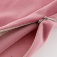 thumbnail image 4 of jifeng Housses de Coussin en Velours Doux Couleur Unie Rose, 4 of 9