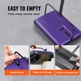 thumbnail image 4 of VEVOR Carpet Floor Sweeper Manual 6.7 inch Width Sweeping Paths Non Electric Purple, 4 of 9