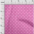 thumbnail image 2 of oneOone Polyester Spandex Fuschia Pink Fabric Geometric Tile Sewing Craft Projects Fabric Prints By Yard 56 Inch Wide, 2 of 4