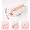 thumbnail image 3 of Stapler Transparent Stapler for Office and School 100 Sheet Capacity with Removable Staple Refill(1Pcs) Rkxzt, 3 of 9