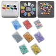 thumbnail image 3 of 50 Pcs Épingles à Pousser Drapeaux Colorés en Métal pour Tableau d'Affichage et Papier de Messages, Aiguilles Fixes pour Carte, Dessin, Pointes de Pouce, Fournitures de Reliure, 3 of 4