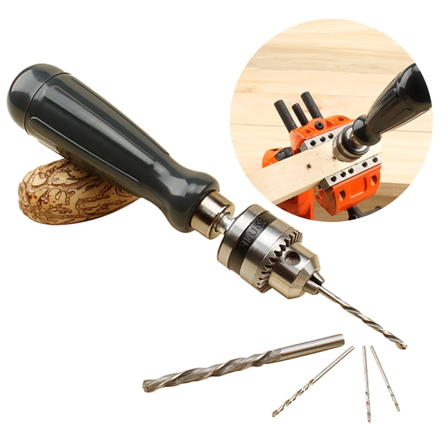Mini Hand Drill Set Creative Portable Pin Vise Twist Drill Bit Hand Drill Bit