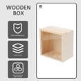 thumbnail image 2 of SHISUYAN Rectangular Wooden Treasure Chest For Home Use Living Room 1Pcs 5.9X3.1In, 2 of 8