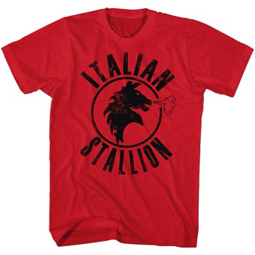 T-Shirt Rouge Étalon Rocky