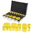thumbnail image 4 of Metal Hole Cutter, Yellow High Efficiency Hole Opener, Stable Reliable Plastic Cutting Wood For Metal, 4 of 8