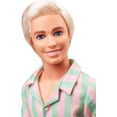 thumbnail image 3 of Barbie – Film – Ken – Poupée, tenue de plage à rayures pastel, 3 of 6