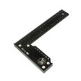 thumbnail image 1 of Carpenter Square Measuring Layout Tool Professional Marking Tool 90 Degree Ruler Black 250mm, 1 of 9