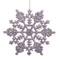 thumbnail image 1 of Vickerman M101636 Flocon de Neige Pailleté Lavande 8 Po. Boîte 12-Pvc, 1 of 2