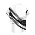 thumbnail image 4 of Styesk T-Shirts pour Hommes Col Rabattu Fluide Léger Manches Courtes Cardigan Boutonné Haut Chemise Manches Courtes Col Rabattu Haut Chemise, 4 of 4