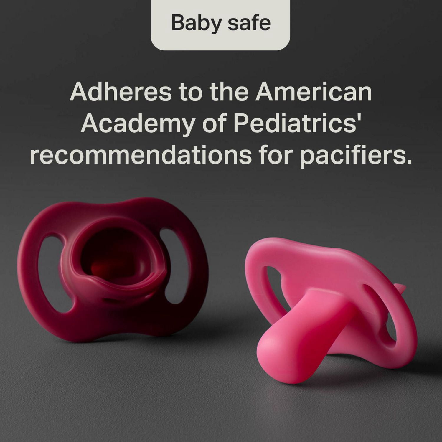 Sucette StayPut ultra-légère de Tommee Tippee, conception en silicone en une seule pièce, 18-36m, 2 paquets