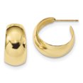 thumbnail image 1 of Boucles d'Oreilles Créoles Petites en Or Jaune 10K, 1 of 2