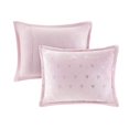 thumbnail image 5 of Mi-Zone Rosalie Metallic Printed Plush Comforter Set Pink/Silver Full/Queen, 5 of 5