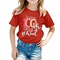 thumbnail image 1 of T-Shirt à Manches Courtes Col Rond Imprimé pour Enfants - Design Unisexe, Matériau Polyester, Tailles 3-13 Ans, Adapté pour Garçons/filles, 1 of 3