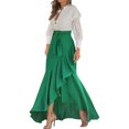 thumbnail image 2 of Ketyyh-chn99 Robes Femmes Robe d'Été Robe Extensible Robe T-shirt Décontractée Robes à Manches Longues Robe Boho de Plage Vert,P, 2 of 5