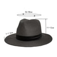thumbnail image 3 of Meitianfacai Women's Sun Hat, Wide Rimmed Sun Protection Straw Hat Summer UV Protection Beach Cap with Ribbon, 3 of 5