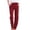 Red, variant on LOVZFMLL Women's Pants, Fashion Casual Solid Color Elastic Loose Straight Wide Leg Trousers White, 2XL
