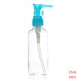 thumbnail image 2 of 3 Pcs 75ml Bouteille de Parfum Portable Rechargeable Bouteille Vaporisateur en Plastique Transparent Vide Récipient à Pompe à Parfum, 2 of 8