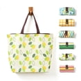thumbnail image 1 of Shopping Bag Waterproof Foldable Good Load-Bearing Exquisite Pattern Large Capacity Decorative Oxford Cloth Printing Women Shoulder Bag Grocery Pouch for Women, 1 of 8