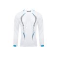 thumbnail image 3 of Hauts de Compression pour Hommes Chemise de Sport Col Rond Manches Longues Élastique Séchage Rapide Hauts Entraînement Physique Course Décontractée Cyclisme Vêtements de Sport, 3 of 9