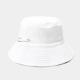 thumbnail image 2 of LinYooLi Grand Chapeau Seau pour Femmes Chapeau de Pêcheur à Large Bord Unisexe Couleur Unie avec Sangle de Menton Réglable Décoration, 2 of 8