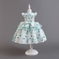 thumbnail image 4 of FAIWAD Robe Sans Manches à Volants pour Bébés Filles Printemps Été à Imprimé Floral Robe Princesse Évasée, 4 of 6