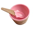 thumbnail image 1 of Ice Cream Bowl & Spoon Set, Reusable Plastic Dessert Cups for Parties, Kids, Stackable Design with Vibrant Colors, BPA-Free & Dishwasher Safe (6.2x9.8cm), 1 of 9
