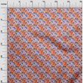 thumbnail image 3 of oneOone Rayon Orange Fabric Abstracts Sewing Material Print Fabric By The Yard 56 Inch Wide, 3 of 4