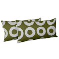 thumbnail image 2 of VargottamIndoor/OutdoorPolyester FabricLumbarPillowCover,All-Weather Waterproof Rectangular Cushion Case for Patio Furniture,12" x 24"Set of 2 -Geometric-83, 2 of 6