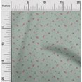 thumbnail image 1 of oneOone Polyester Lycra Fabric Leaves & Flower Floral Printed Craft Fabric BTY 56 Inch Wide, 1 of 4