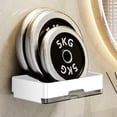 thumbnail image 1 of Vrorvz Non punch Wall mounted Soap Box with Double Drainage and Bonus Hooks for Easy Installation and Maintenance Long Lasting Waterproof Design Suit for Smooth Bathroom Surfaces, 1 of 6