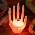 thumbnail image 1 of Multicolor Halloween Led Ghost Hand Night Light Battery Operated Flameless Candle Decor Pumpkin Light Spooky Decorations 4.13 X 2.76 X 2.36 Inches Indoor Outdoor Party Decoration, 1 of 6