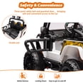 thumbnail image 4 of BeesClover 24V 2-Seater Ride On Car for Kids, Electric Truck with Remote Control, 4x45W Motor, Battery Powered with Switchable 4WD/2WD, LED Headlights and Music Player, 4 of 7