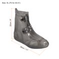 thumbnail image 2 of Unique Bargains Couvre-Chaussures Imperméables en Silicone Réutilisables et Pliables 29x22 cm, Gris, 2 of 7
