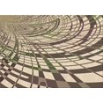 thumbnail image 1 of Ahgly Company Tapis d'Aire Rectangulaire Transitionnel Brun Café pour Intérieur, Lavable à la Machine, 3 Pieds x 5 Pieds, 1 of 7