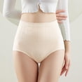 thumbnail image 2 of Women's High Waisted Abdominal And Small Belly Constricting Powerful Hip Lifting And Seamless Large Sized Briefs, 2 of 6