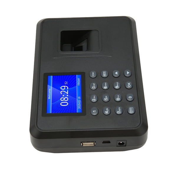 Biometric Fingerprint Attendance Machine 1000 User Capacity Name Display Time Clock Recorder 100 - 240V for Small Enterprises