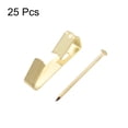 thumbnail image 3 of Unique Bargains Picture Hangers w Nails - Photo Frame Hanging Hooks Kit for Wall Mounting - Holds 20 lbs - 25 Pcs, 3 of 3