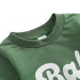 thumbnail image 4 of Kids Pullover Letter Print  Neck Long Sleeve Tops Blouse, 4 of 7
