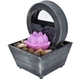 thumbnail image 2 of Desktop Water Fountain, USB Tabletop Fountain Lightweight Compact 3V With Stones For Office For Living Room For Bedroom, 2 of 8