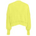 thumbnail image 5 of CEHVOM Chandail Ample à Col Rond Uni pour Femmes en Liquidation, 5 of 5
