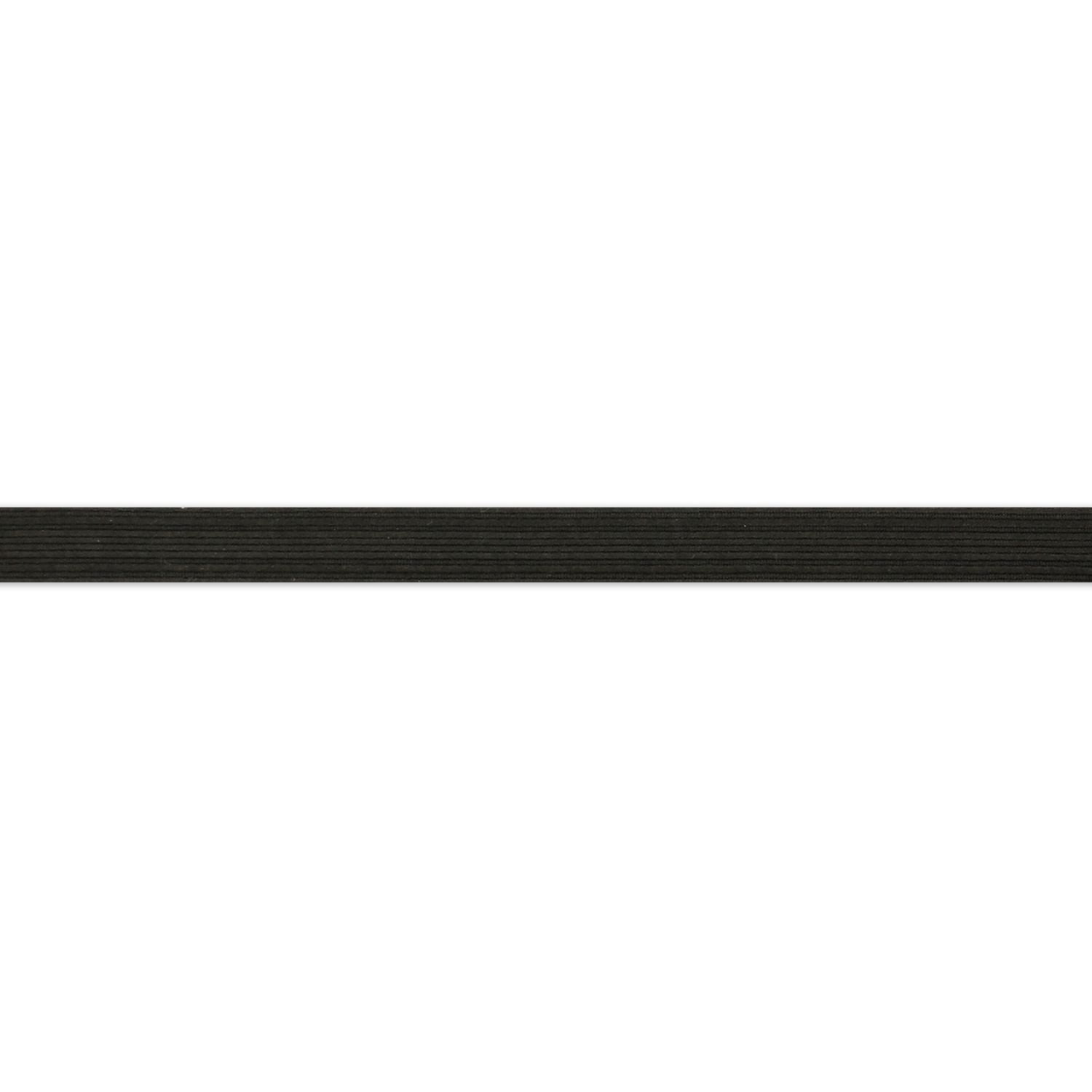 UNIQUE CREATIV noir Braided Elastic for Sewing, 10 mm (0.39 in), 8 m (8.75 yd)