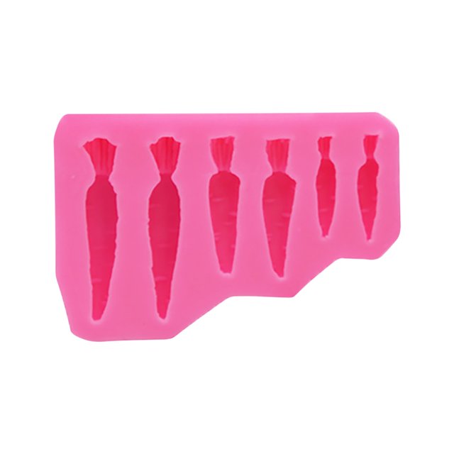 Easter Decorations Easter Fondant Molds Cute Bunny Pattern 3D Silicone Moulds Assorted Rabbit Carrots Flowers Resin Molds Easter Cupcake Cookie Baking Decorating Moulds For Spring
