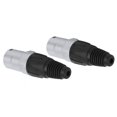thumbnail image 1 of 2Pcs RJ45 Bouchon Étanche, Alimentation de Récipient de Montage en Alliage de Zinc Portable, Matériau Isolant Ignifuge EL-RJ-A Connecteur de Panneau Noir, 1 of 8