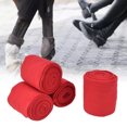 thumbnail image 4 of Garde-jambes Cheval, Protection Usure Auto-Adhésif Résistant Empêcher la Déformation de la Jambe Cheval Respirant pour les Chiens Rouge, 4 of 8