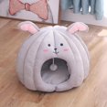 thumbnail image 3 of Milaget Lit pour Chat Chaud Lavable en Machine Antidérapant Confortable pour Chaton Sol Lapin, 3 of 7