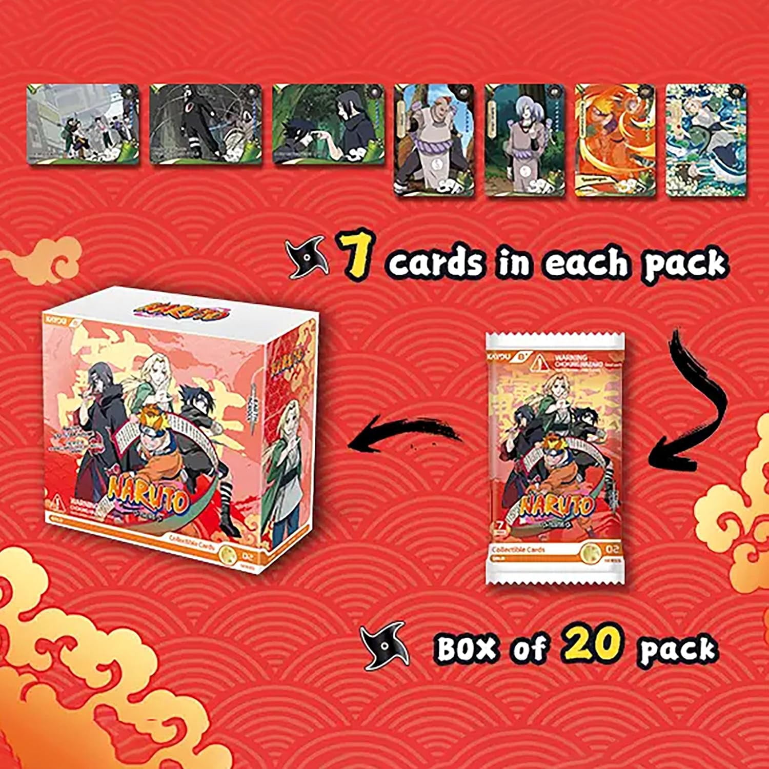 KAYOU Naruto Smriti Collectible Cards Earth Scroll Series 2